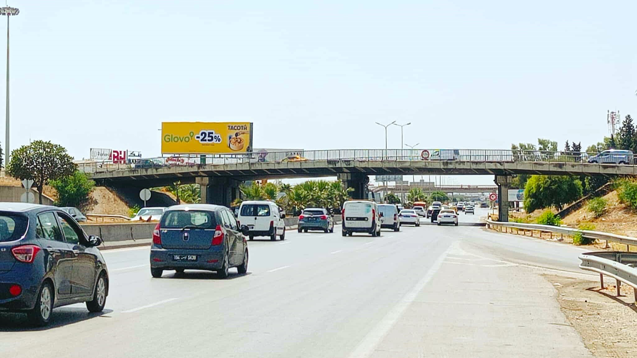 UV33 - Niveau Foire Charguia 1 et échangeur Centre Urbain Nord et Cité Olympique, direction Tunis centre, Charguia 1