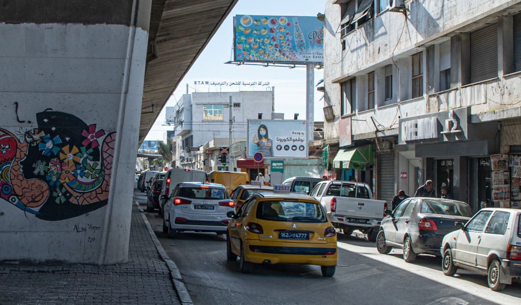 V05 - Avenue de la République, niveau siège de la Poste Tunisienne