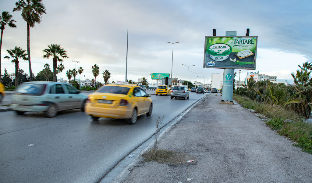 V07 - Bab Alioua niveau échangeur Avenue de Carthage Moncef Bey, direction Moncef Bey