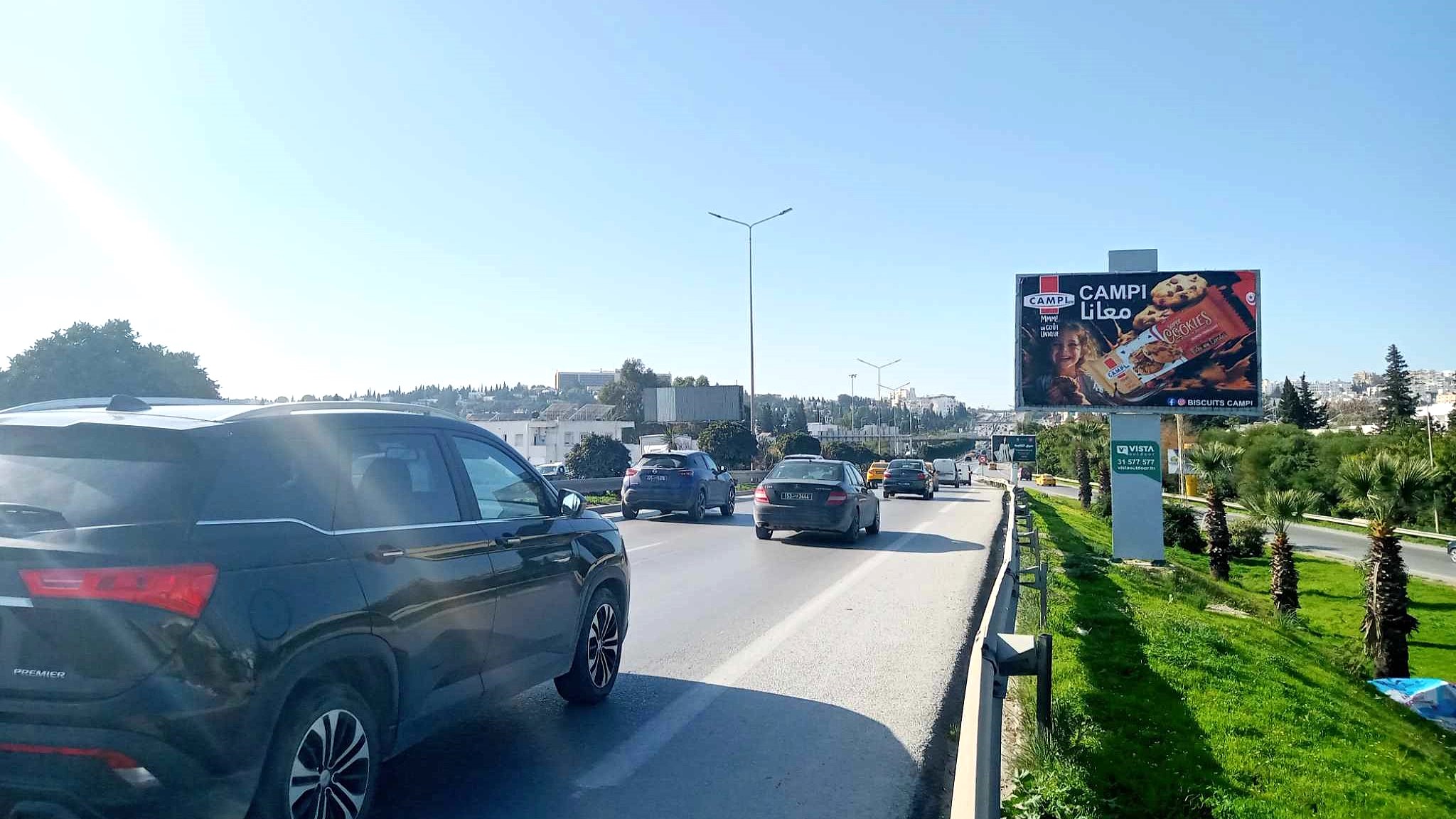 V165 - Niveau échangeur Menzah 6, Direction Manar