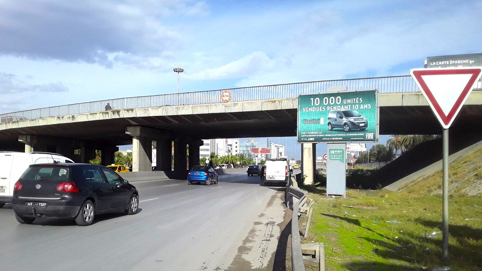 V57 - Niveau Foire Charguia1, direction Aéroport, Route X, Géant, Bizerte
