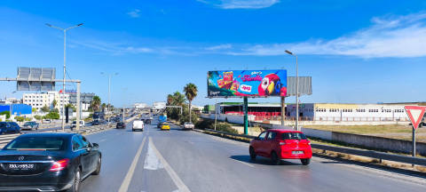 Panneau publicitaire UV19 – Route X