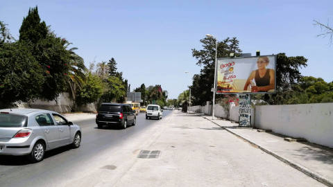 Panneau publicitaire V27 – Hammamet
